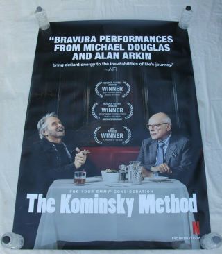 The Kominsky Method Michael Douglas Alan Arkin Bus Shelter Movie Poster 4 