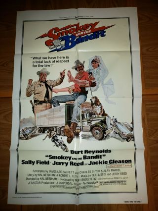 Smokey And The Bandit Studio - Issued Poster With