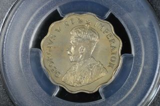 1934 Cyprus 1 Piastre,  King George V,  Pcgs Ms65,  Color,  Top Unc