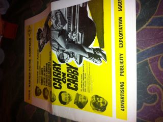 Carry On Cabby Press Kit Kenneth Williams,  Sid James,