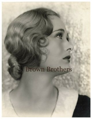 1930s Hollywood Dolores Costello Barrymore Oversized Dbw Photo By Elmer Fryer
