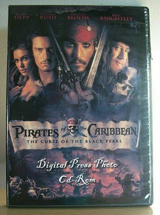 Disney Pirates Caribbean 3 Movies Digital Press Kits Johnny Depp Cd Hd Pictures