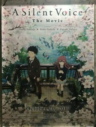 A Silent Voice The Movie (anime) Ss Authentic Movie Poster