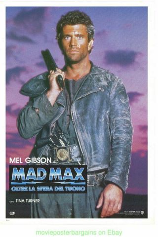 Mad Max Beyond Thunderdome Movie Poster Spanish 27x39 Inch One Sheet Mel Gibson