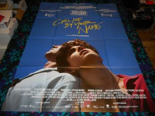 Call Me By Your Name - Large French Folded Poster - Chalamet/hammer