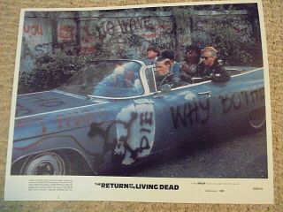 The Return Of The Living Dead - Lobby Cards - Mint/mint - 11 " X 14 " - Vintage 1985 - Look