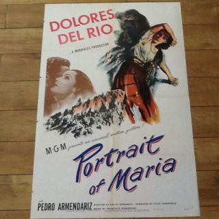 Dolores Del Rio In " Portrait Of Maria " Mgm 1946 With Pedro Armendariz