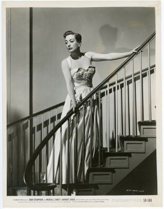 Joan Crawford In Harriet Craig 1950 High Drama Staircase Photograph