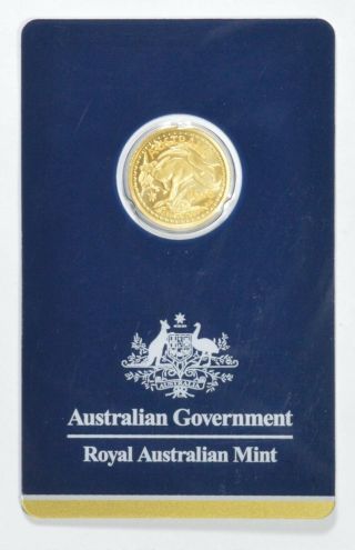 2016 Australia $15.  00 1/10 Oz Fine Gold Kangaroo Royal Australian Coin 614