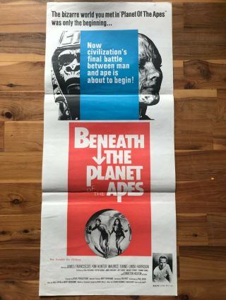 Daybill Poster 13x30: Beneath The Planet Of The Apes (1970)