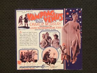 Vamping Venus - 1934 Movie Herald - Thelma Todd