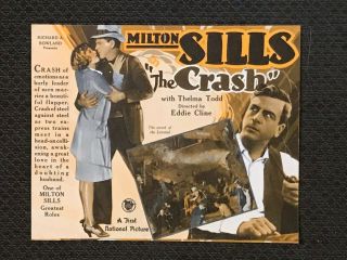 The Crash - 1928 Movie Herald - Thelma Todd