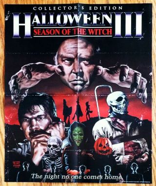 Halloween 3 Iii: Season Of The Witch Folded Poster - Scream Factory Oop