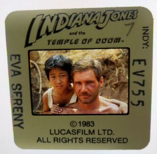 Indiana Jones & The Temple Of Doom Harrison Ford Ke Huy Quan Orig 35mm Slide 8