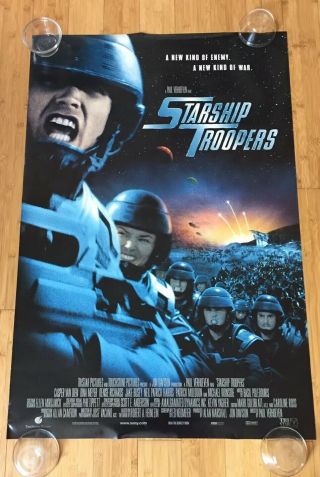 Starship Troopers Double - Sided Ds Movie Poster 27x40 Verhoven Near
