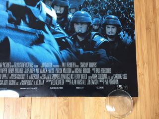 Starship Troopers Double - sided DS Movie Poster 27x40 Verhoven NEAR 3