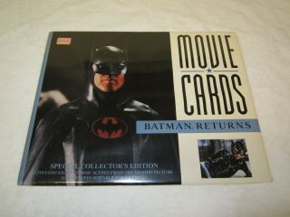 Batman Returns Movie Lobby Card Set - 8 Cards 11 " X14 " - 1992 - Factory