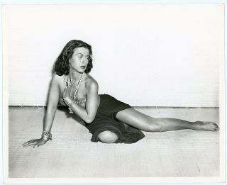 Hedy Lamarr In White Cargo 1942 Risqué Mgm Production Still Photograph