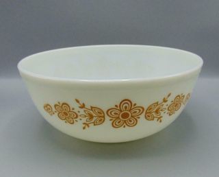 Vintage Pyrex Butterfly Gold 404 4 - Quart Large Mixing Bowl Dish