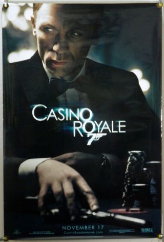 Casino Royale Ds Rolled Tsr Orig 1sh Movie Poster Daniel Craig James Bond (2006)