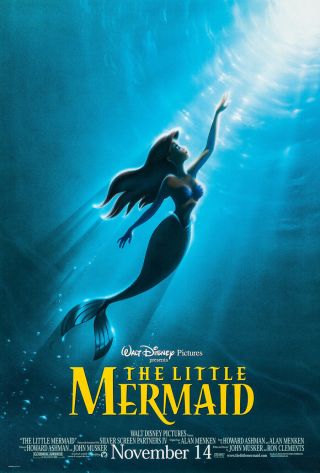 The Little Mermaid Movie Poster 2 Sided Advance Rolled 27x40