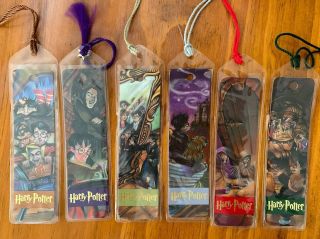 Harry Potter - Full Set Of 6 Scholastic Bookmarks