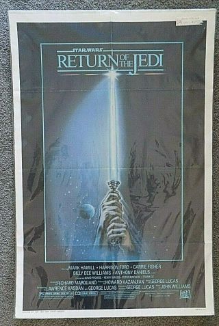 Return Of The Jedi - Movie Poster 27 X 41 - Tri - Fold - Star Wars