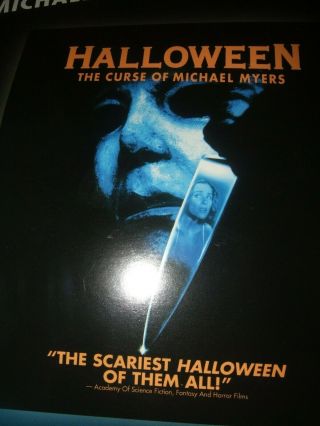Halloween The Curse Of Michael Myers Mask Knife Movie Plush Fleece Throw Blanket 2
