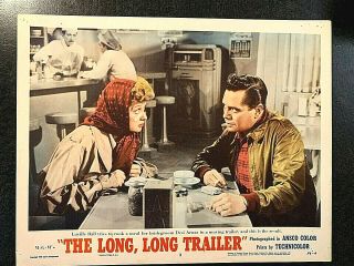 The Long,  Long Trailer 1954 Lobby Card - Lucille Ball,  Desi Arnaz