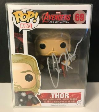 Thor Funko Pop Signed By Chris Hemsworth - Avengers: Age Of Ultron - Marvel
