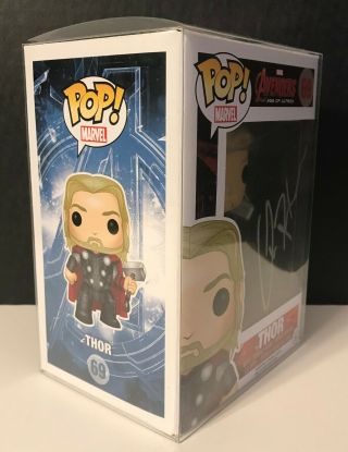 Thor Funko POP Signed by Chris Hemsworth - Avengers: Age of Ultron - Marvel 2