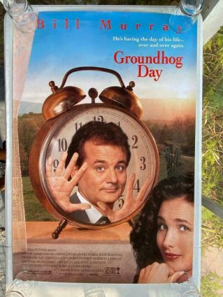 Groundhog Day 27x40 Theatrical Poster In Vg