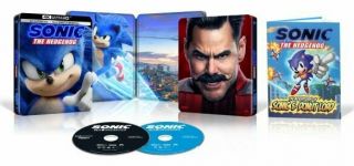 Sonic The Hedgehog 4k Ultra Hd,  Blu - Ray,  Digital Steelbook - Ships
