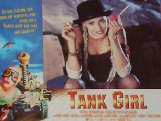 Tank Girl - 11x14 Us Lobby Cards Set - Lori Petty,  Ice - T,  Naomi Watts