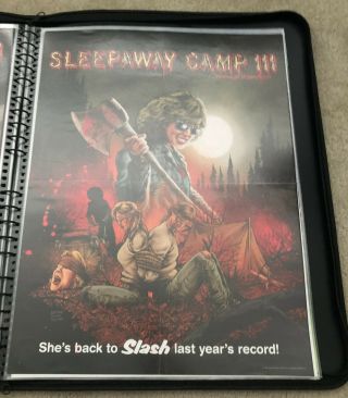 Sleepaway Camp 3 Scream Shout Factory Movie Poster Oop