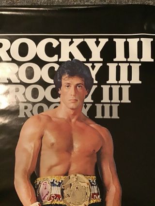 ROCKY 3 Movie Poster Sylvester Stallone 1982 2