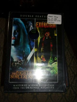 Night Of The Sorcerers/exorcism - Dvd - Double Feature - &