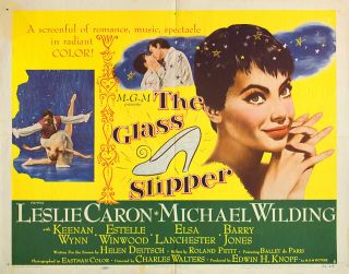The Glass Slipper 1955 U.  S.  Half Sheet Poster