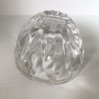 Kosta Boda Sweden Cut Crystal 4” Diameter Candy Dish Nut Bowl Jewelry 2