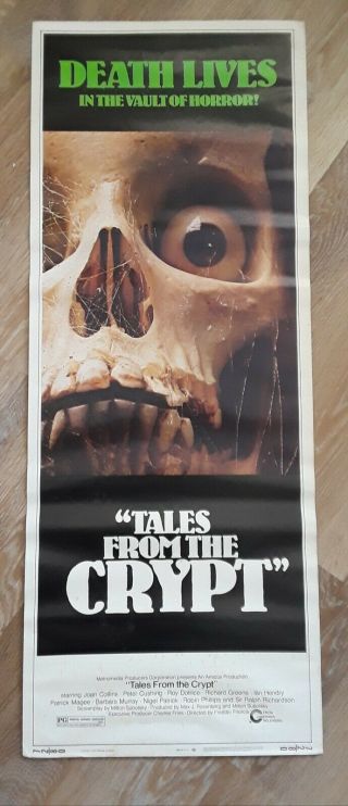Tales From The Crypt 1972 Rolled Movie Poster Peter Cushing