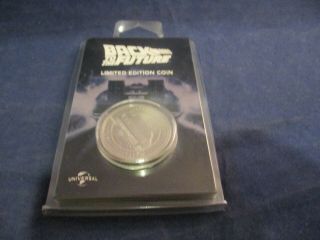 Back To The Future Limited Edition Individually Number Silver Color Coin
