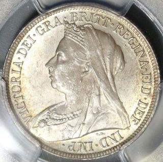 1899 Pcgs Ms 64 Victoria Shilling Great Britain Silver Coin (19101201c)