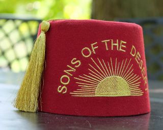 Laurel And Hardy Sons Of The Desert Fez Hat Like Worn In The Feature Film