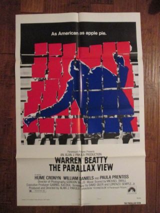 Parallax View - 1sheet Movie Poster - Warren Beatty