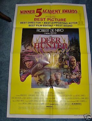 The Deer Hunter (1978) Robert Deniro Aa One Sheet,
