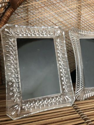 Waterford Crystal Frames 4x6 Set Of 3 2