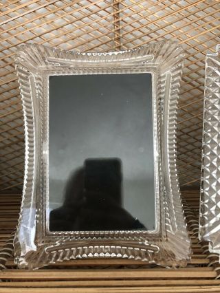 Waterford Crystal Frames 4x6 Set Of 3 3