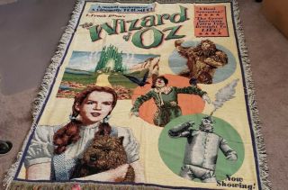 The Wizard Of Oz Throw Blanket Tapestry Collectible 4ftx5ft