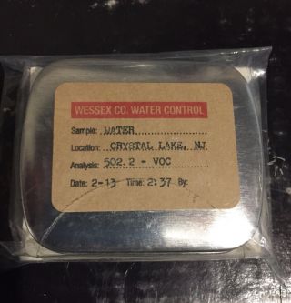 Horror Film Site Prop Friday The 13th Jason Voorhees Water Vial W/