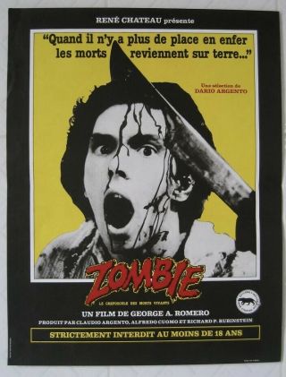 Dawn Of The Dead 1978 George A.  Romero - French 17x20